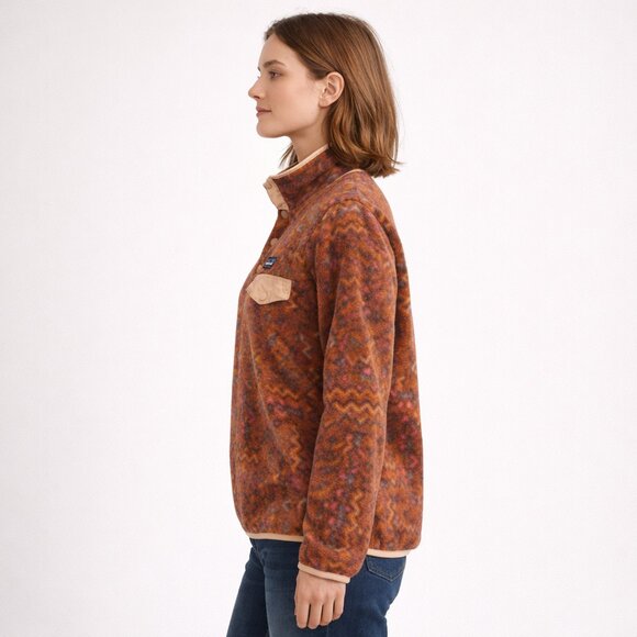 Patagonia Synchilla Snap-T Wandering Woods Sisu Brown XS - Picture 4 of 16